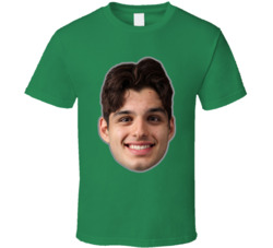 George Fegaras Dallas Hockey Fan Big Head T Shirt