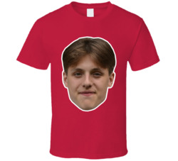 Anton Johansson Detroit Hockey Fan Big Head T Shirt