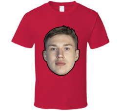 Artem Barabosha New Jersey Hockey Fan Big Head T Shirt