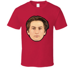 Charlie Leddy New Jersey Hockey Fan Big Head T Shirt