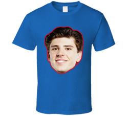 Victor Mancini New York R Hockey Fan Big Head T Shirt
