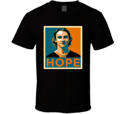 Joey Muldowney San Jose Hockey Fan Hope Style T Shirt