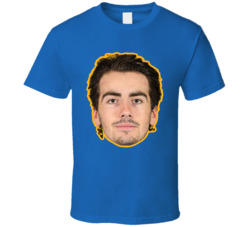 Marc-andre Gaudet St Louis Hockey Fan Big Head T Shirt