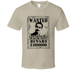 Lalo Salamanca Better Call Saul Wanted Dead Or Alive T Shirt