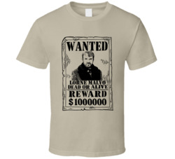 Lorne Malvo Fargo Wanted Dead Or Alive T Shirt
