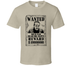 Oh Il-nam Squid Game Wanted Dead Or Alive T Shirt