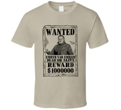 Emhyr Var Emreis The Witcher Wanted Dead Or Alive T Shirt