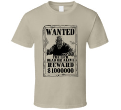 The Lich Willow Wanted Dead Or Alive T Shirt
