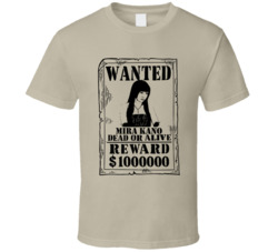 Mira Kano Alice In Borderland Wanted Dead Or Alive T Shirt