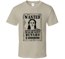 Alicent Hightower House Of The Dragon Wanted Dead Or Alive T Shirt