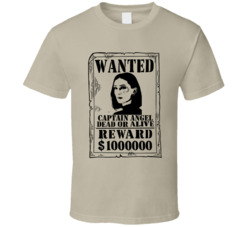 Captain Angel Star Trek Strange New Worlds Wanted Dead Or Alive T Shir