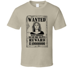 Alex Forrest Fatal Attraction Wanted Dead Or Alive T Shirt