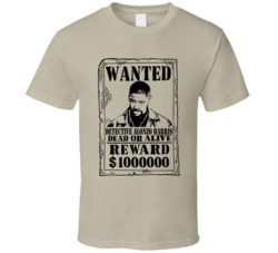 Detective Alonzo Harris Training Day Wanted Dead Or Alive T Shirt