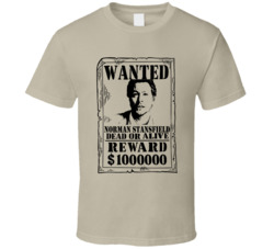 Norman Stansfield Leon The Professional Wanted Dead Or Alive T Shirt