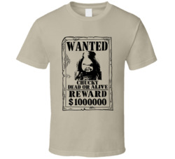 Chucky Child's Play Wanted Dead Or Alive T Shirt