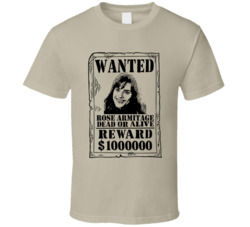 Rose Armitage Get Out Wanted Dead Or Alive T Shirt