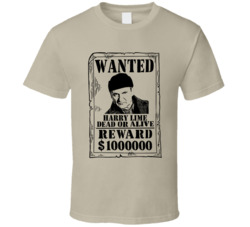 Harry Lime Home Alone Wanted Dead Or Alive T Shirt