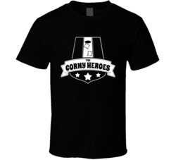 The Corny Heroes Cornhole Team Recreational Sport T Shirt