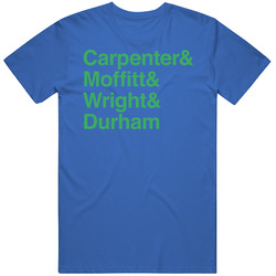 Seattle Carpenter Wright Moffitt Durham T Shirt