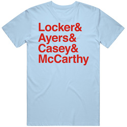 Tennessee Locker Ayers Casey Mccarthy T Shirt