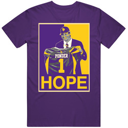 Christian Ponder Minnesota Hope T Shirt