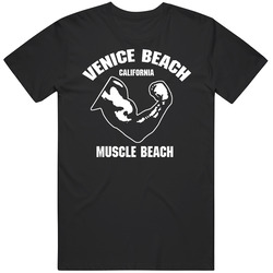 Venice Muscle Beach California Workout T Shirt