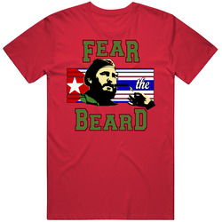 Fidel Castro Fear The Beard Cuba T Shirt