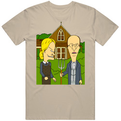 American Gothic Funny Beavis And Butt-head T Shirt