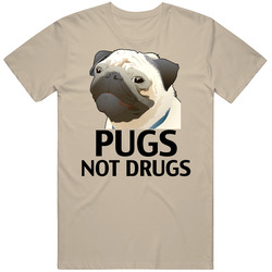 Pugs Not Drugs Funny Animal Dog T Shirt