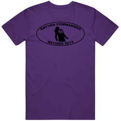 Super Rayven Ray Lewis Hall Of Fame Raven Commander Duck Football Tv T
