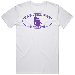 Super Rayven Ray Lewis Raven Commander Duck Football Tv T Shirt