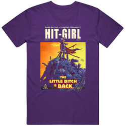 Hit-girl Mindy Mcready Kick-ass Comic The Little Bitch T Shirt