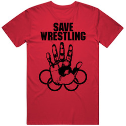 Save Wrestling 2020 Parody The Giant Hand 70s 80s 90s Wrestler T Shirt
