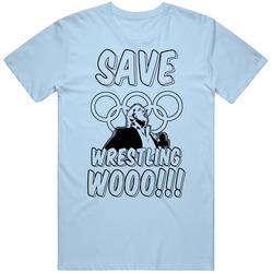 Ric Flair Save Wrestling Olympics Wooo Original New Funny Parody T Shi