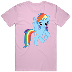 My Little Pony Brony Idol Rainbow Colors T Shirt