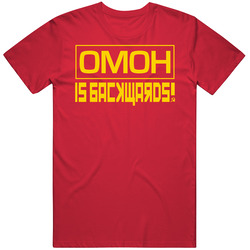 Anti Gay Russian Police Omoh Spell It Backwards Funny T Shirt
