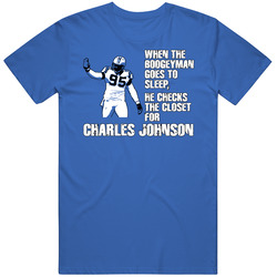 Charles Johnson Carolina Football Boogeyman T Shirt