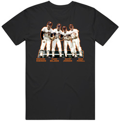 Robinson Belange Davey Boog Powell Baltimore Baseball T Shirt