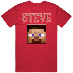 Steve Red Miner T Shirt