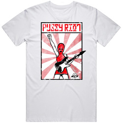 Punk Rock Pussy Riot Russian Russia Girl Power Madonna Music T Shirt