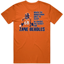 Boogeyman Football Denver Zane Beadles T Shirt