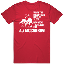 Boogeyman Football Aj Mccarron Alabama T Shirt