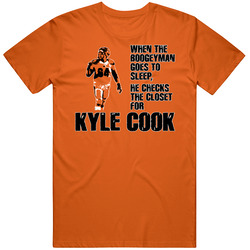 Kyle Cook Cincinnati Boogeyman Football T Shirt