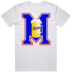 Baseketball Milwaukee Beers Logo Jersey Comedy Movie Cool T Shirt
