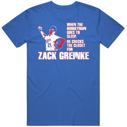 Zack Greinke Baseball Boogeyman La Los Angeles T Shirt