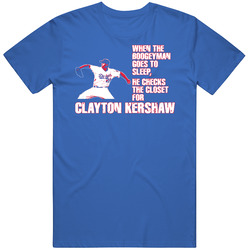 Baseball Clayton Kershaw La Los Angeles Boogeyman T Shirt