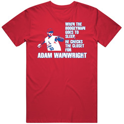 Adam Wainwright St Louis Baseball Boogeyman T Shirt