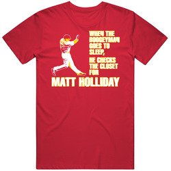 St Louis Matt Holliday Boogeyman Baseball T Shirt