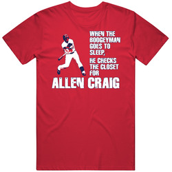 St Louis Baseball Boogeyman Allen Craig T Shirt