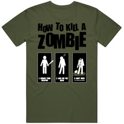 How To Kill A Zombie Funny T Shirt